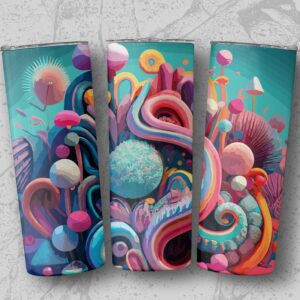 Vivid Fantasy Landscapes and Environments Inspired Tumblers