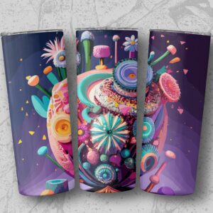 Whimsical Dreams in Bloom Fantasy Tumblers