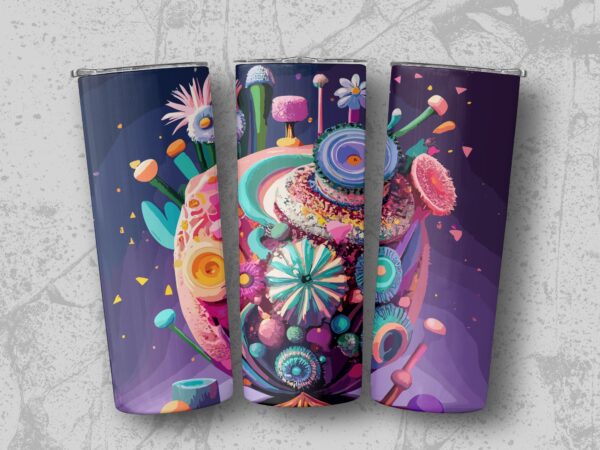 Whimsical Dreams in Bloom Fantasy Tumblers